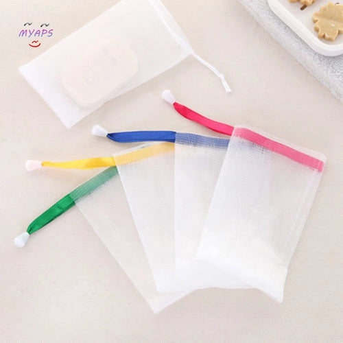 10 pieces foaming facial soap bags